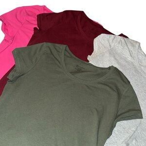 No Boundaries - (4) Short Sleeve Tees / T Shirts - Large - Bundle